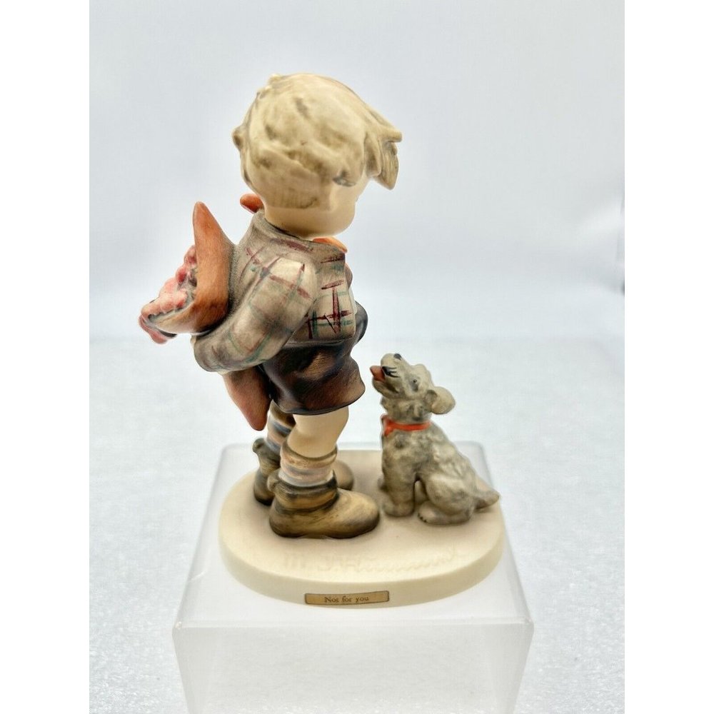 Vintage Goebel M J Hummel "NOT FOR YOU" Boy Dog Figurine #317